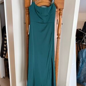 Azazie Teal Dress